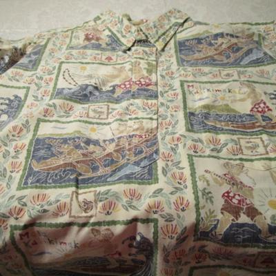 Vintage Reyn Spooner pullover Hawaiian shirt, limited edition, Christmas design