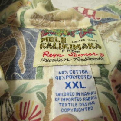 Vintage Reyn Spooner pullover Hawaiian shirt, limited edition, Christmas design