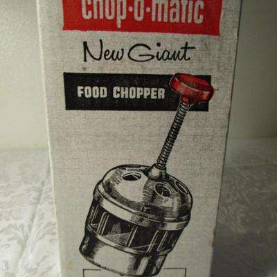 Chop-O-Matic Giant food choppper