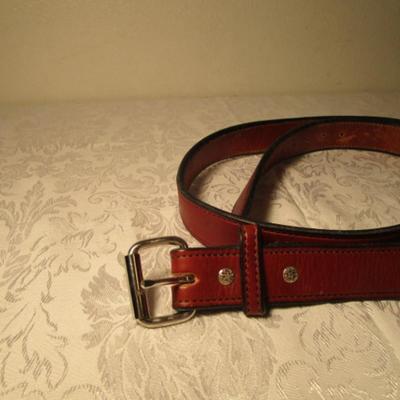 Leather belt, and Drizzle nylon belt