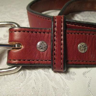 Leather belt, and Drizzle nylon belt