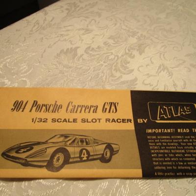 Vintage 904 Porsche Carrera GTS model, slot racer by Atlas