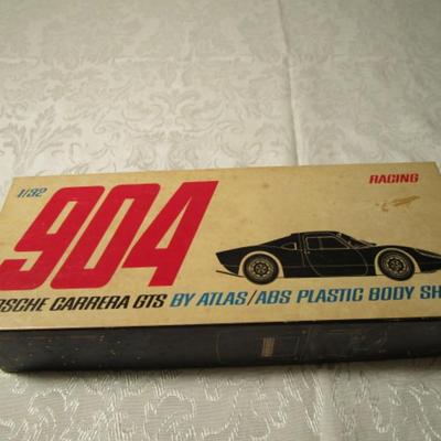 Vintage 904 Porsche Carrera GTS model, slot racer by Atlas