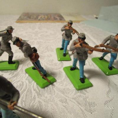Britain Limited Confederate soldiers & cannon