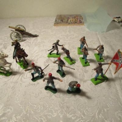 Britain Limited Confederate soldiers & cannon