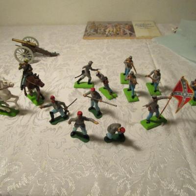 Britain Limited Confederate soldiers & cannon