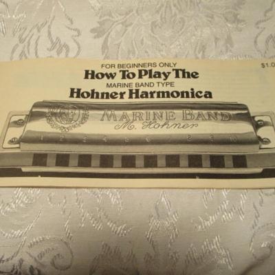 Marine band by M Hohner #1896 harmonica