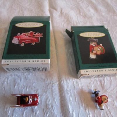 Miniature Hallmark Christmas ornaments