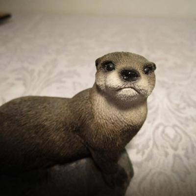 Vintage Stone Critter Otter