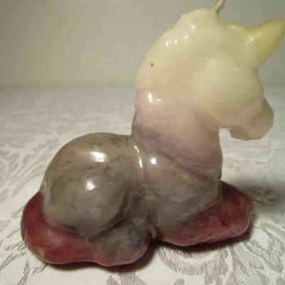 Unicorn candle