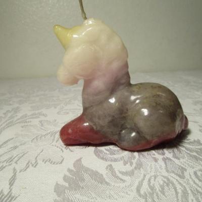 Unicorn candle