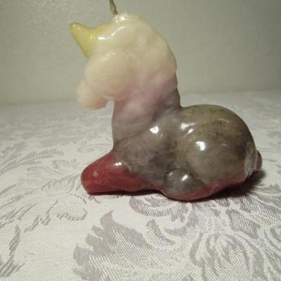 Unicorn candle