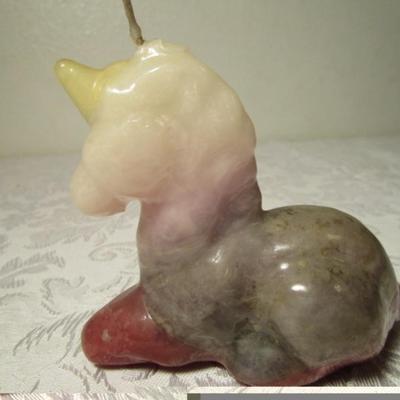 Unicorn candle