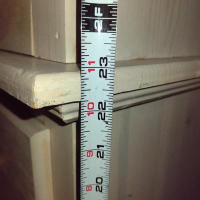 Wooden Wardrobe/ Storage Cabinet (No Contents)