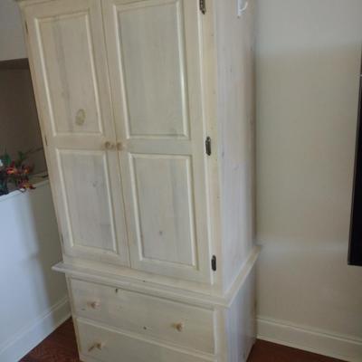 Wooden Wardrobe/ Storage Cabinet (No Contents)