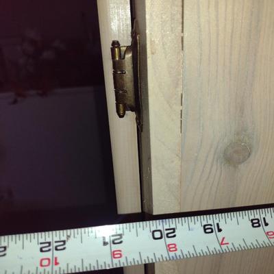 Wooden Wardrobe/ Storage Cabinet (No Contents)