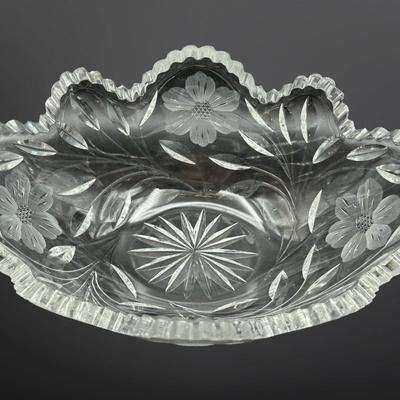 Brilliant Cut Crystal Bowl