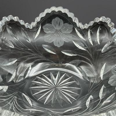 Brilliant Cut Crystal Bowl