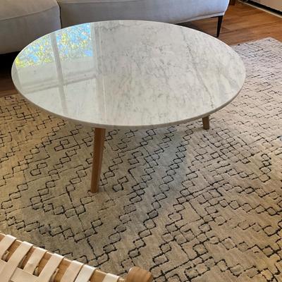 102 ARTICLE Round Marble Coffee Table