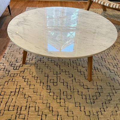 102 ARTICLE Round Marble Coffee Table