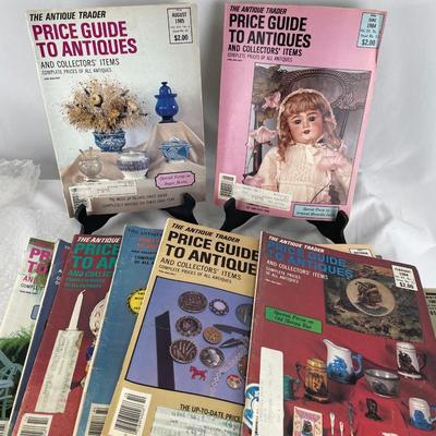 1980’s The Antique Trader magazines
