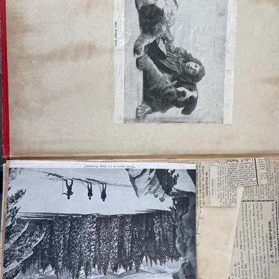 Vintage prints and scrapbook