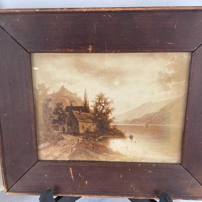 Vintage prints and scrapbook