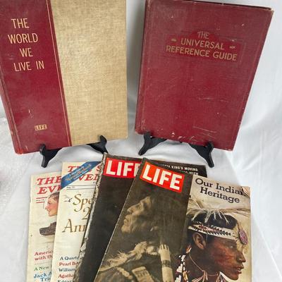 1970s magazines and Life hardcover books