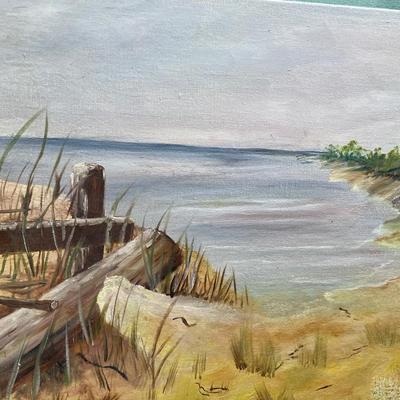 Vintage paintings including one signed by I Klaessy