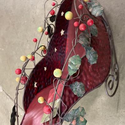 40” around wreath with ornaments and sleigh