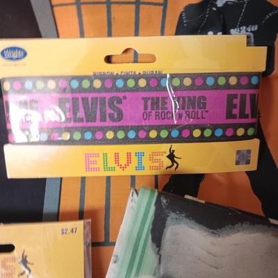 ELVIS PRESLEY SEWING MATERIAL, RIBBON AND PATCH