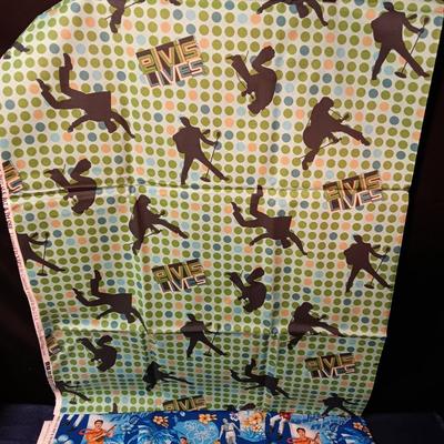 ELVIS PRESLEY SEWING MATERIAL AND RIBBON