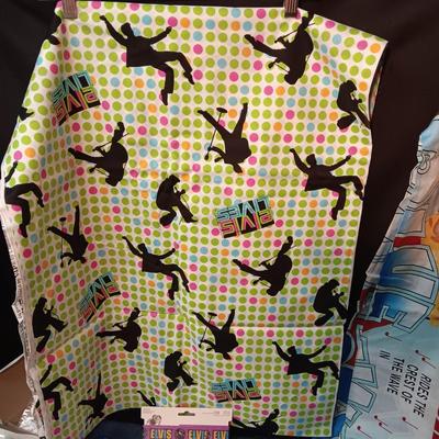 ELVIS PRESLEY SEWING MATERIAL AND RIBBON