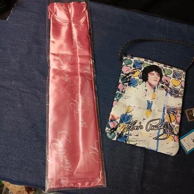 NEW ELVIS PRESLEY SCARF AND PURSE