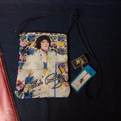 NEW ELVIS PRESLEY SCARF AND PURSE