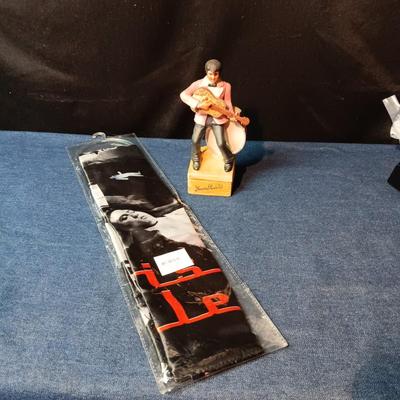 NEW ELVIS PRESLEY SCARF AND MUSICAL DECANTER