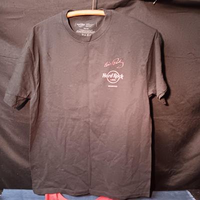 ELVIS PRESLEY HARD ROCK CAFE T-SHIRT & GRACELAND MUSCLE SHIRT BOTH LARGE