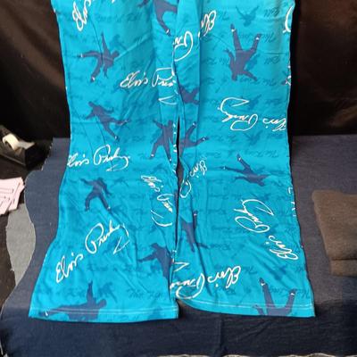 NEW ELVIS LOUNGE PANTS AND T-SHIRT LARGE