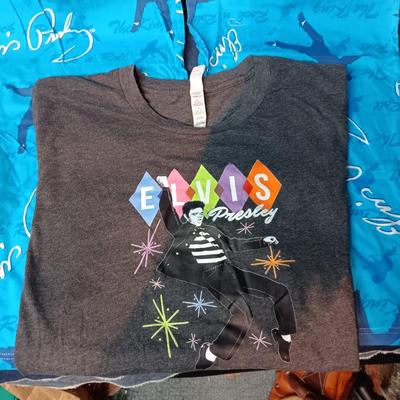 NEW ELVIS LOUNGE PANTS AND T-SHIRT LARGE