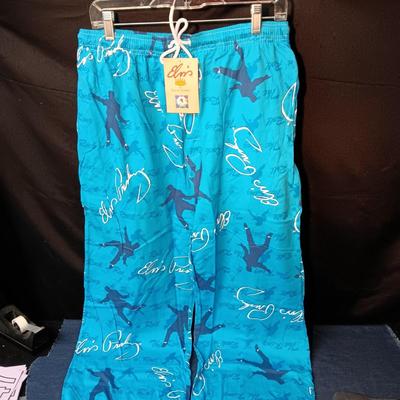 NEW ELVIS LOUNGE PANTS AND T-SHIRT LARGE