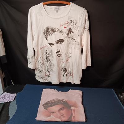 2 ELVIS PRESLEY SHIRTS X-LARGE