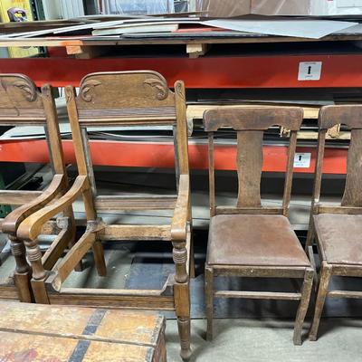 4 vintage/antique chairs that need some love