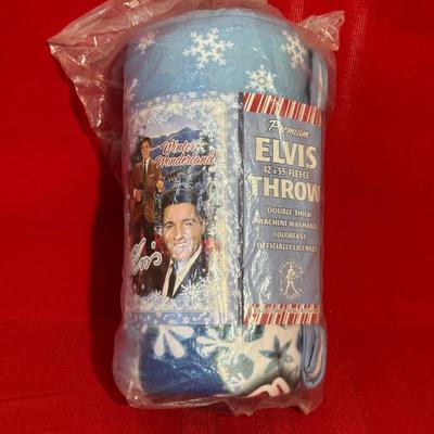 ELVIS TY BEANIE BABIES AND THROW BLANKETS