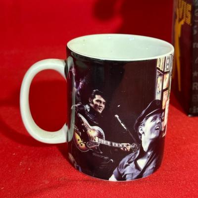 ELVIS MUGS, CUP AND TY BEANIE BABIES