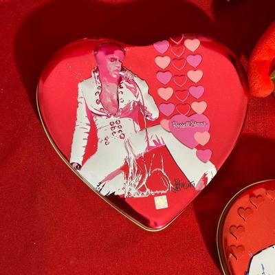 ELVIS HEART TINS, MUGS AND MORE