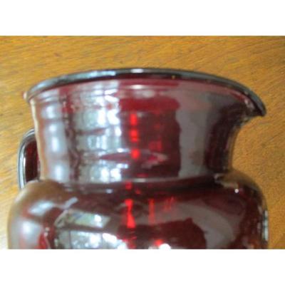 Anchor Hocking Ruby red pitcher
