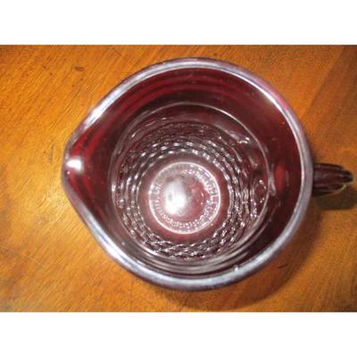 Anchor Hocking Ruby red pitcher