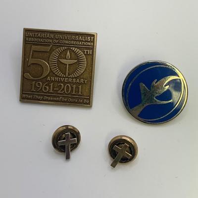 Unique Vintage Pins, Pendants, & Other Small Trinkets, incl. 10K & 14K (ST-HS)