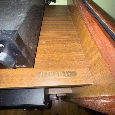736 Vintage Barzilay Stereo Wooden Open Cabinet