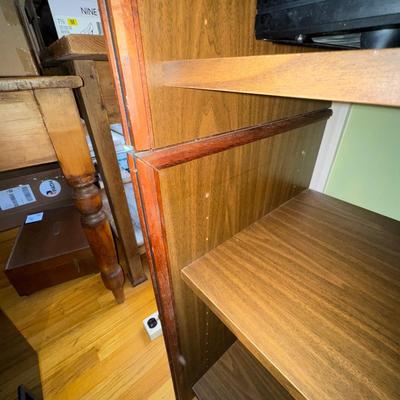 736 Vintage Barzilay Stereo Wooden Open Cabinet